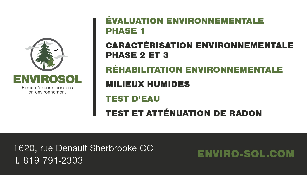 Des partenaires de confiance telle que : Solution Envirosol pourrons vous aider lors de votre achat avec notre agence immobilière à Sherbrooke